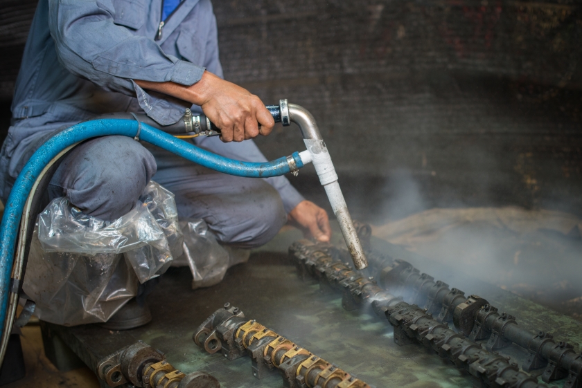 Facility maintenance and cleaning using dry ice blasting in NYC